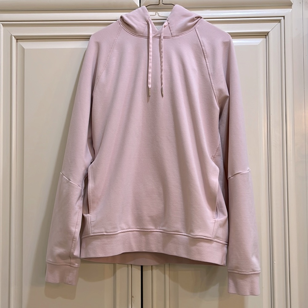 Lululemon City Sweat Pullover Hoodie Medium Seashell color (light pink)
